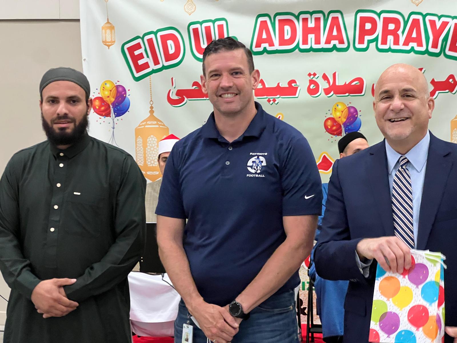 Community leaders at Eid event
